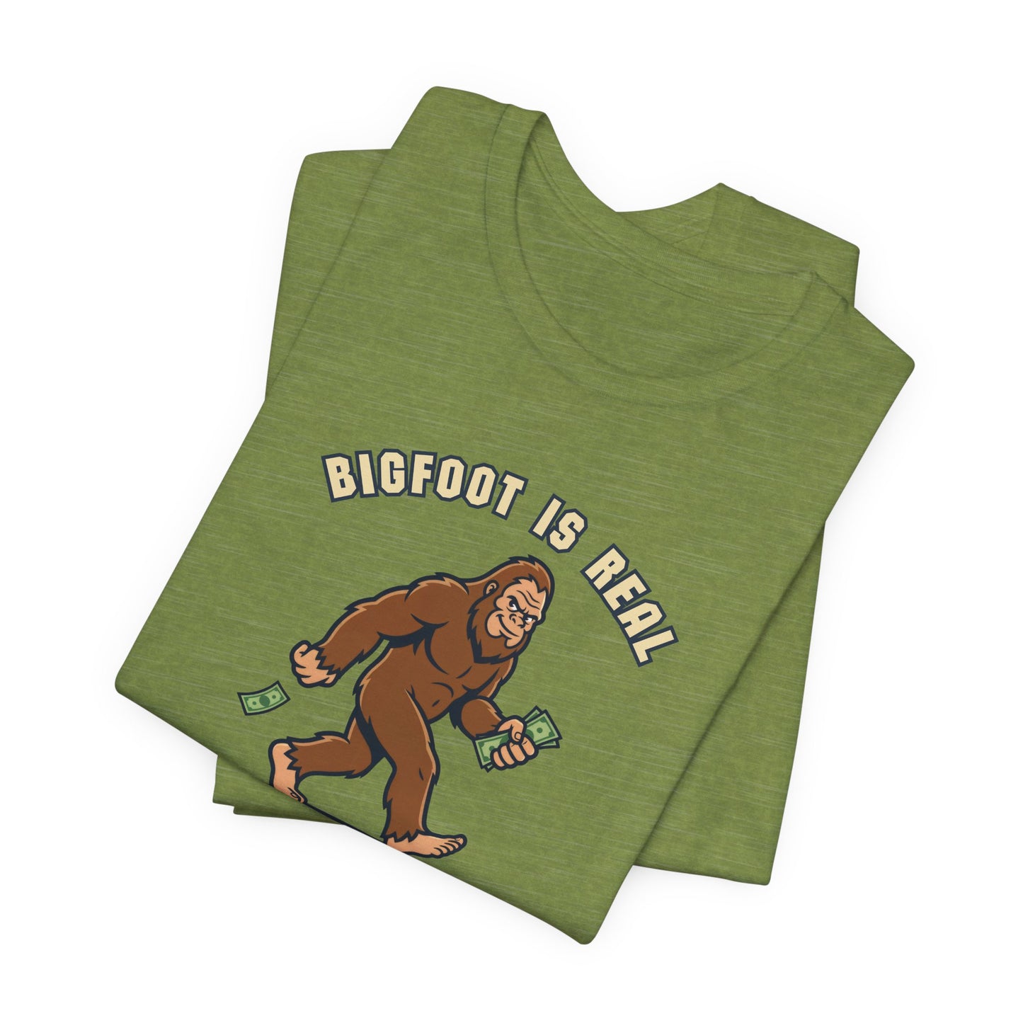 Bigfoot is real... I owe him $20